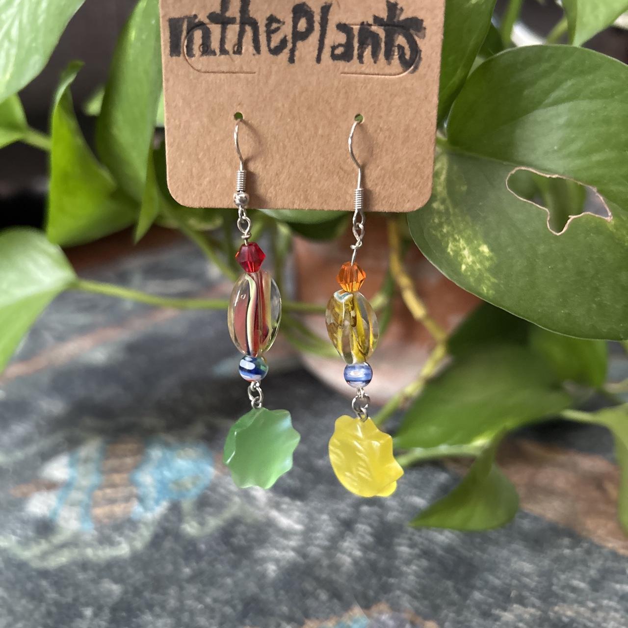 Sun Beaded Earrings